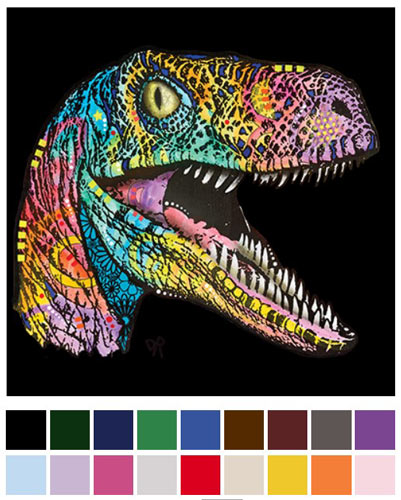 Wholesale Transfer Colorful Raptor