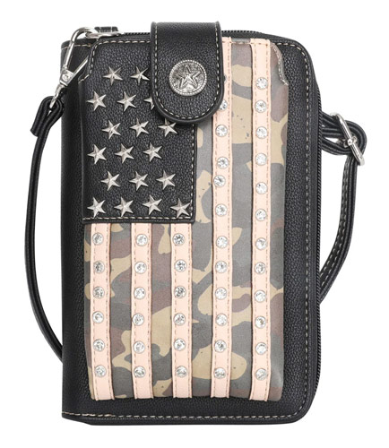 Montana West Western American PRIDE Phone Case Crossbody Wallet