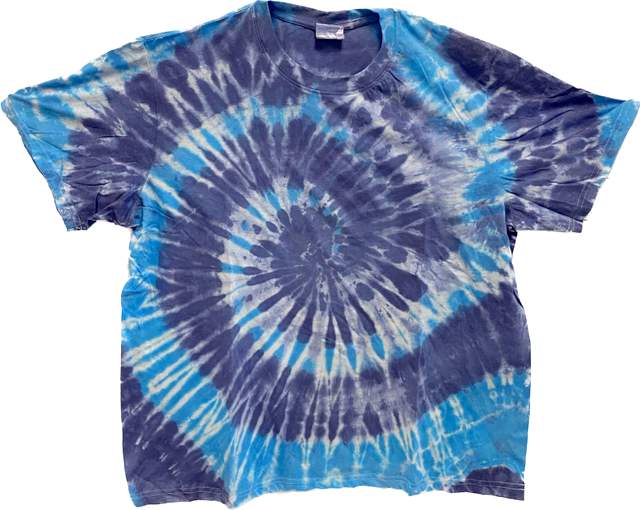 Wholesale Purple & Blue TIE Dye T-shirts