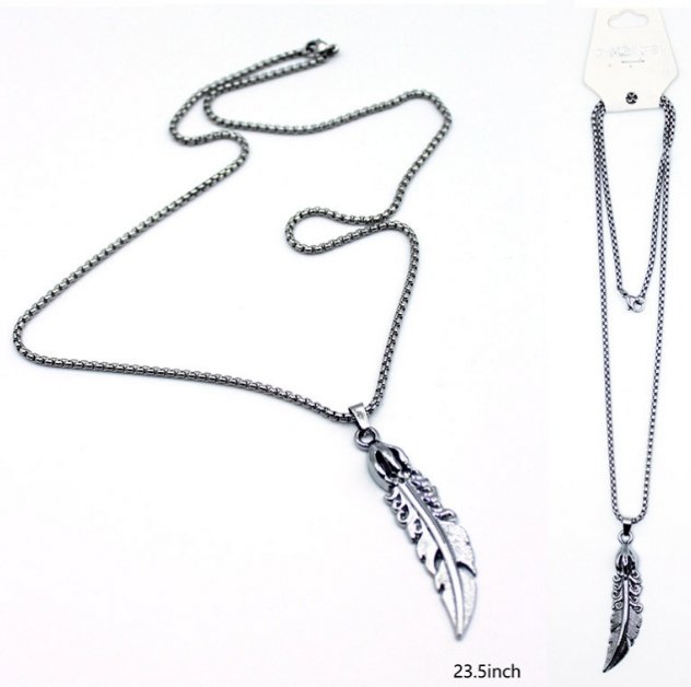 Wholesale Feather Style Fashion Necklace