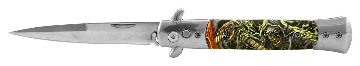 SWITCHBLADE: Skull Design on Handle