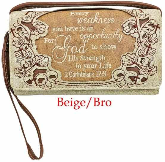 Wholesale God to Show His Strength in Your Life WALLET Purse
