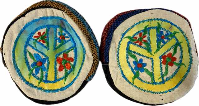 Wholesale Nepal Handmade Peace SIGN Coin Purse