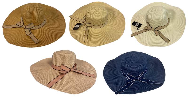 Wholesale Summer Lady HAT with ribbon bow