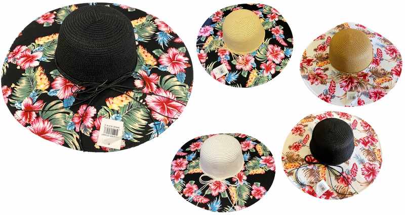 Wholesale FLOWER Style Lady Sun Hat
