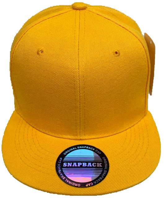 Wholesale Snapback BASEBALL Cap/Hat Yellow Color