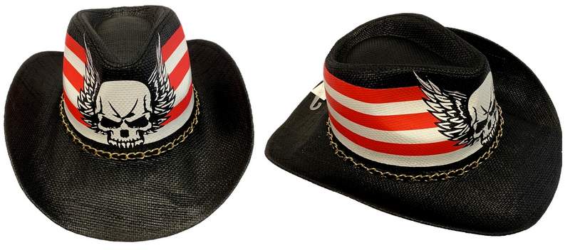 Wholesale Skull Cowboy HAT