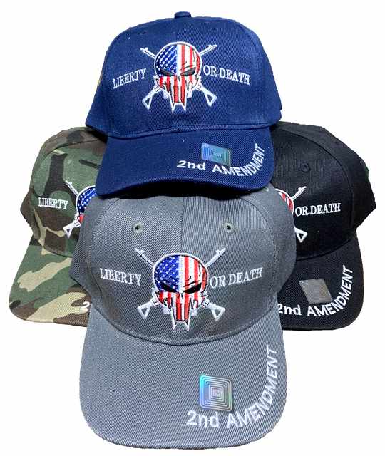 Wholesale 2ND Amendment Liberty or Death BASEBALL CAP/Hat
