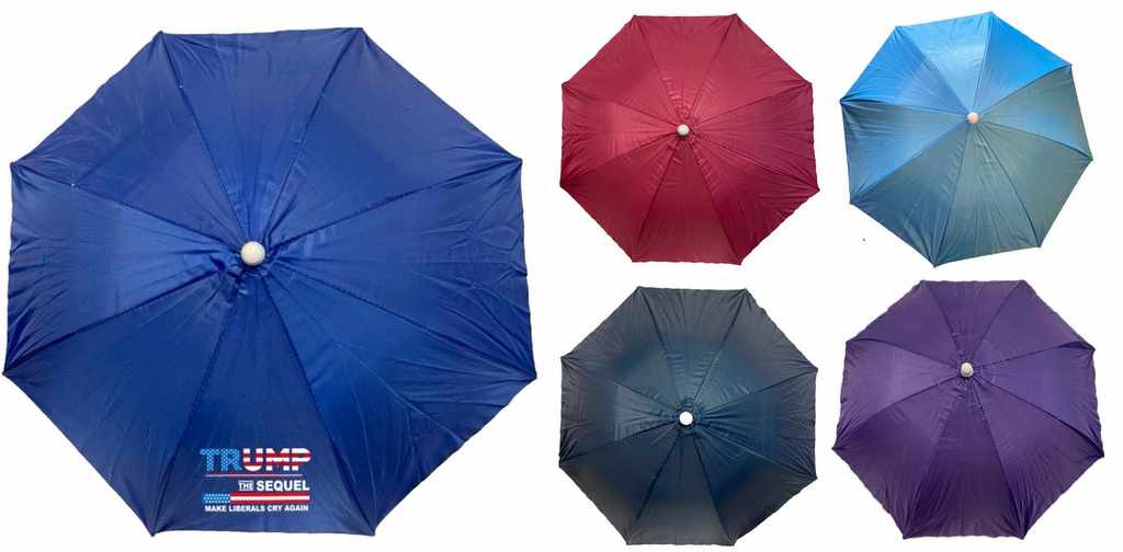 Wholesale Trump The SEQUEL Solid Color Umbrella HAT
