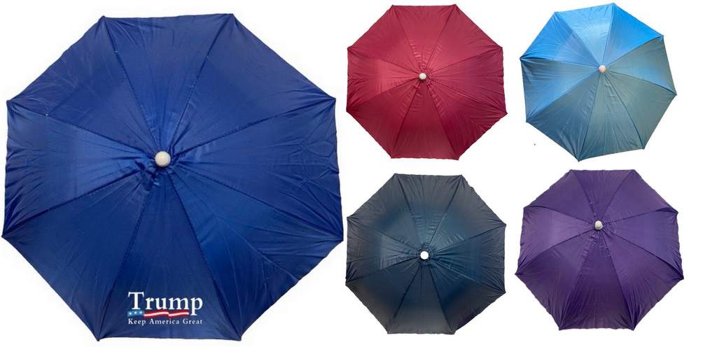 Wholesale Trump Keep America Great Solid Color Umbrella HAT