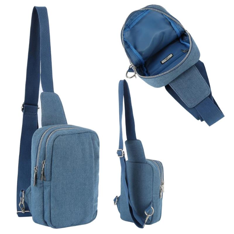 Wholesale Unisex Multifunctional DENIM Crossbody