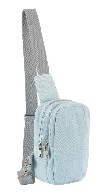 Wholesale Unisex Multifunctional Denim Crossbody