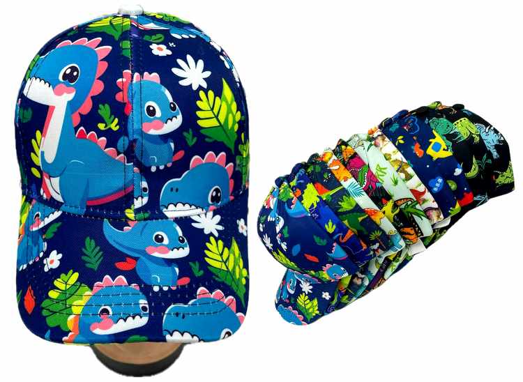 Wholesale Kids Cartoon Dinosaur Baseabll Cap/HAT