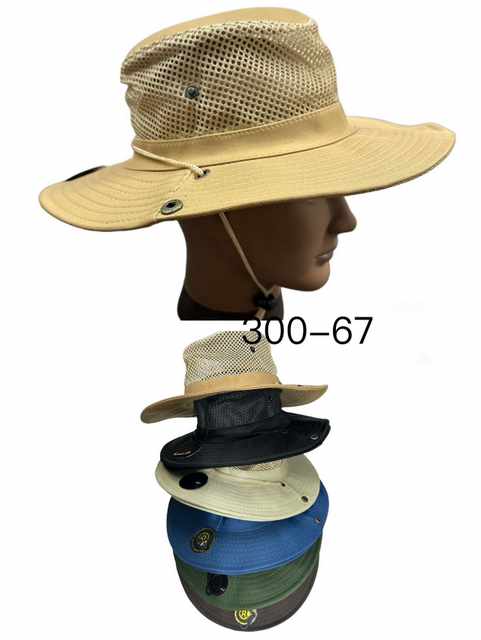 Wholesale Boonie Hats Cowboy Style FISHING Hats Solid Color