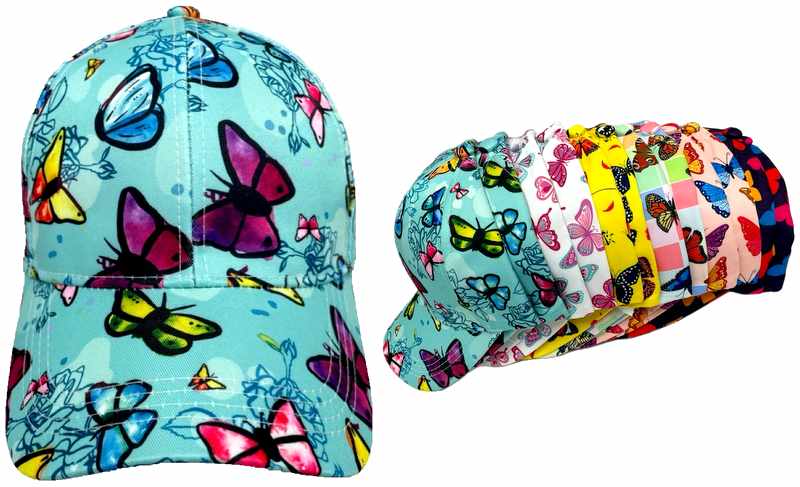 Wholesale Butterfly Design Baseball CAP/Hat