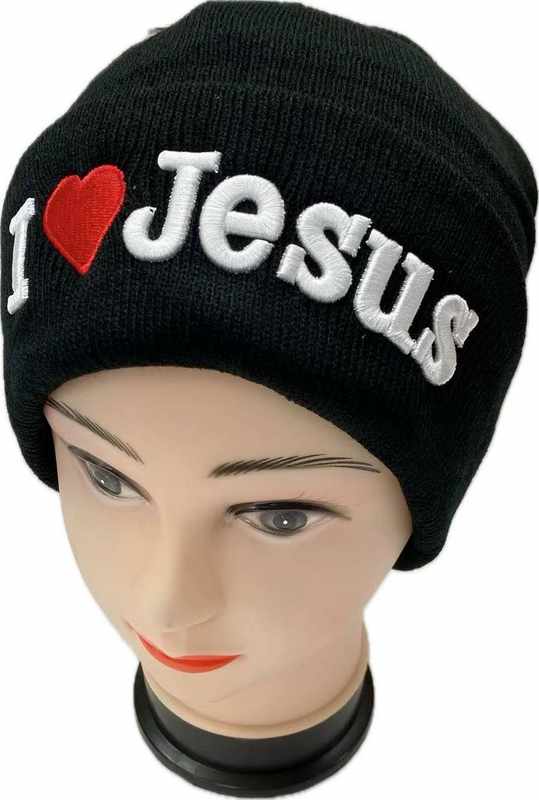 Wholesale I LOVE JESUS Winter BEANIE