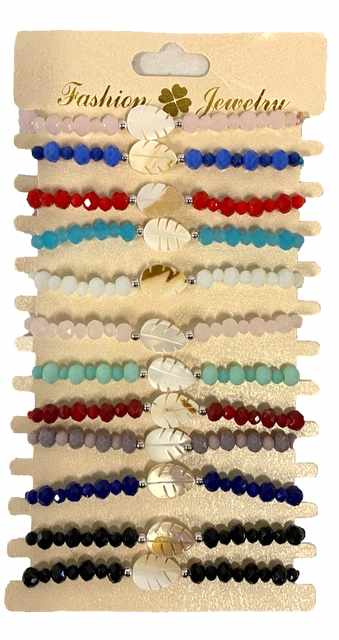 Wholesale Leaf Style Crystal BraCelet