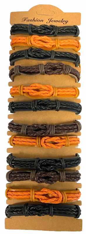 Wholesale Braided Faux Leather BRACELET