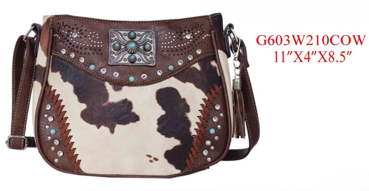 Wholesale WESTERN Style Cow Print Multifunctional sling Purse Co