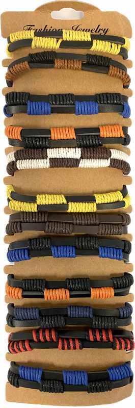 Wholesale Multi-color Faux LEATHER Bracelet