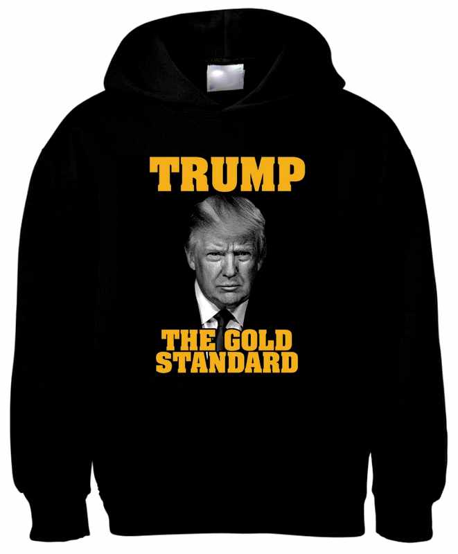 THE GOLD STANDARD - METALLIC Black Color Hoody