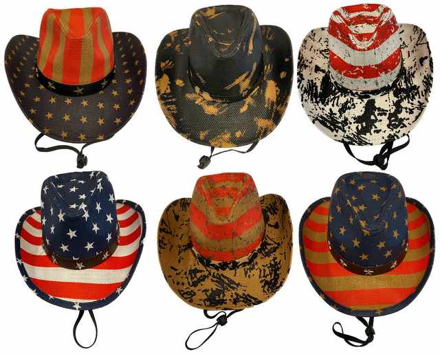 Wholesale assorted style and USA COWBOY HAT
