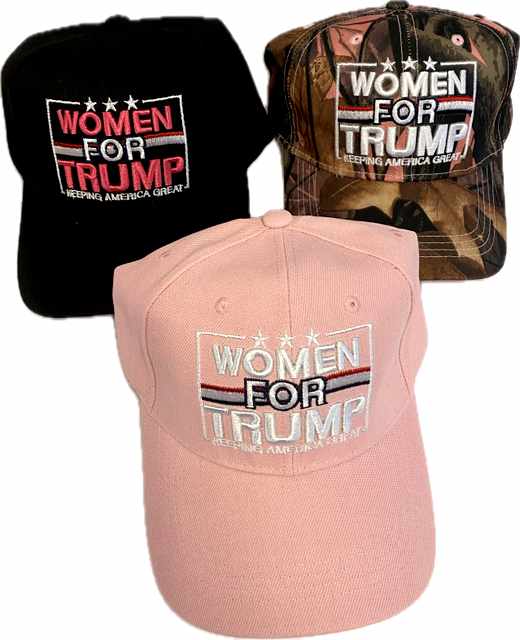 Woman For Trump ''Keeping America Great'' BASEBALL Cap/Hat