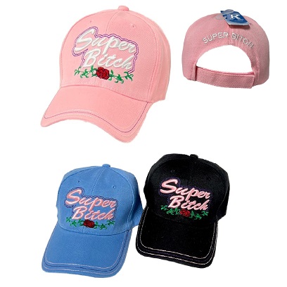 Wholesale Super Bitch HAT/Cap Roses