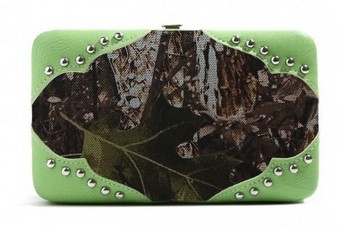 Wholesale Camouflage WESTERN Wallet Lime