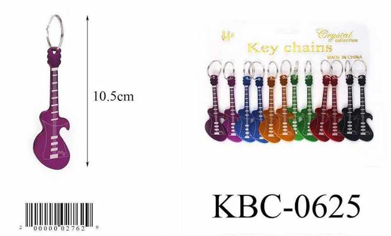 Wholesale Guitar Shape Keychian