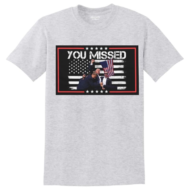 WHolesale Trump T-sHirt You MisseD SPORT Grey XXL