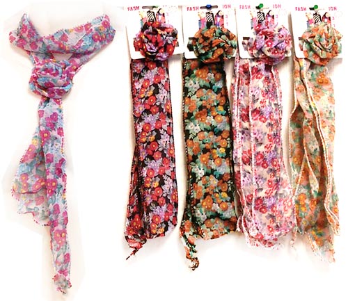 Wholesale Light Weight Scarves with FLOWER