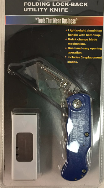 Wholesale Folding Lock-Back Utility KNIFE