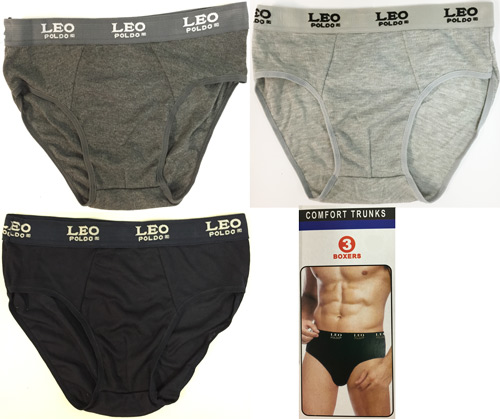 LEO Men's Underwear SHORTS Briefs