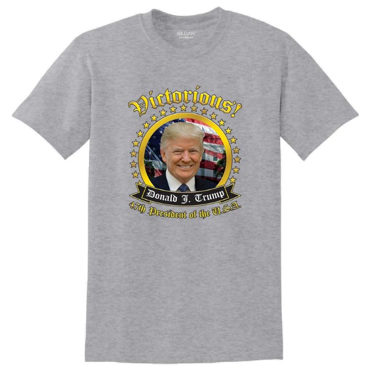 WHolesale T-SHirt Victorious Trump SPORT Grey XXL