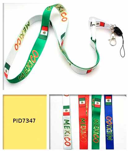 Wholesale MEXICO Flag Lanyard/ Keychain/ Necklace