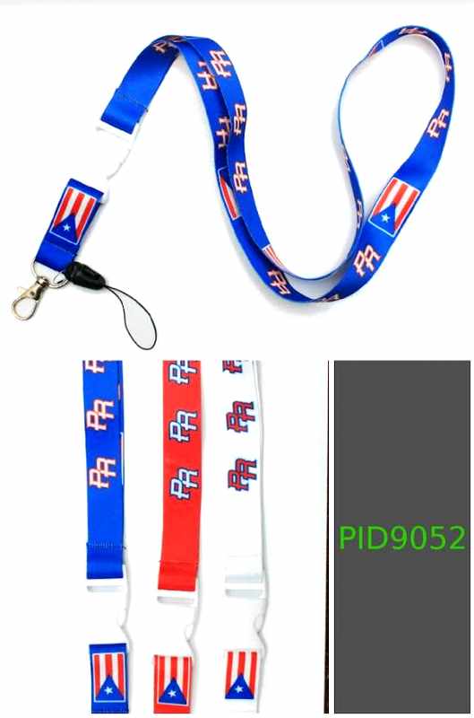 Wholesale Puerto Rico Lanyard/keychain/NECKLACE