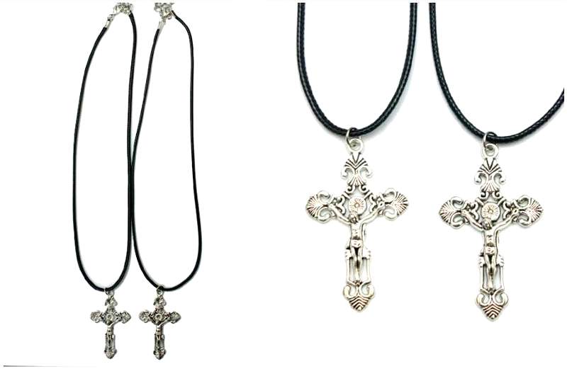 Wholesale Jesus Cross Cord NECKLACE