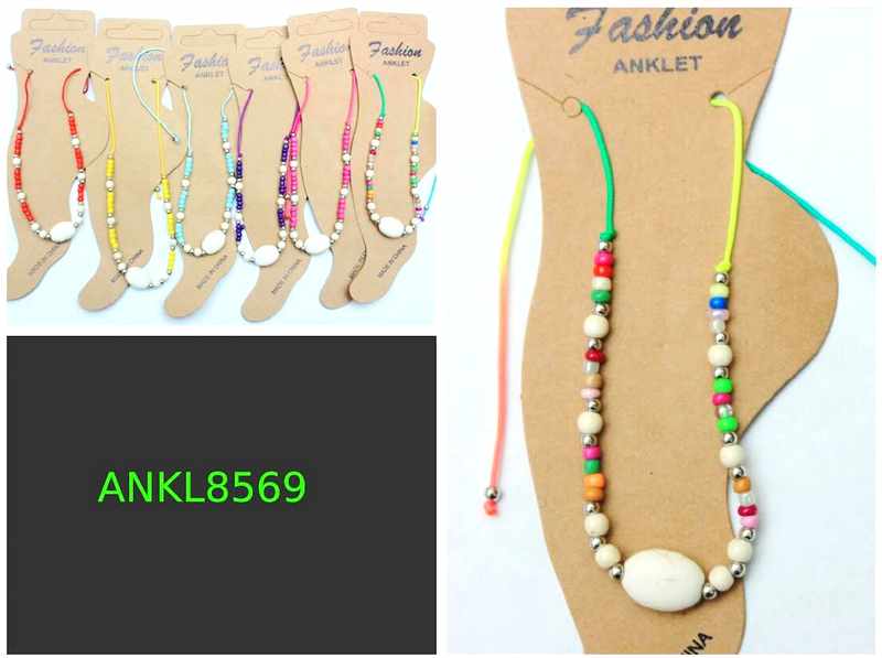 Wholesale Stone Beaded Anklet