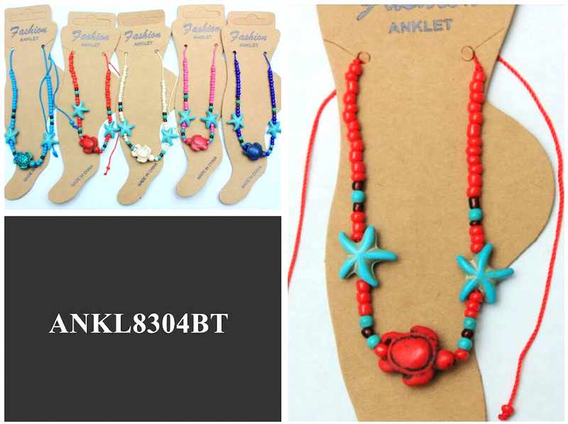 Wholesale Turtle Sea Star Anklet