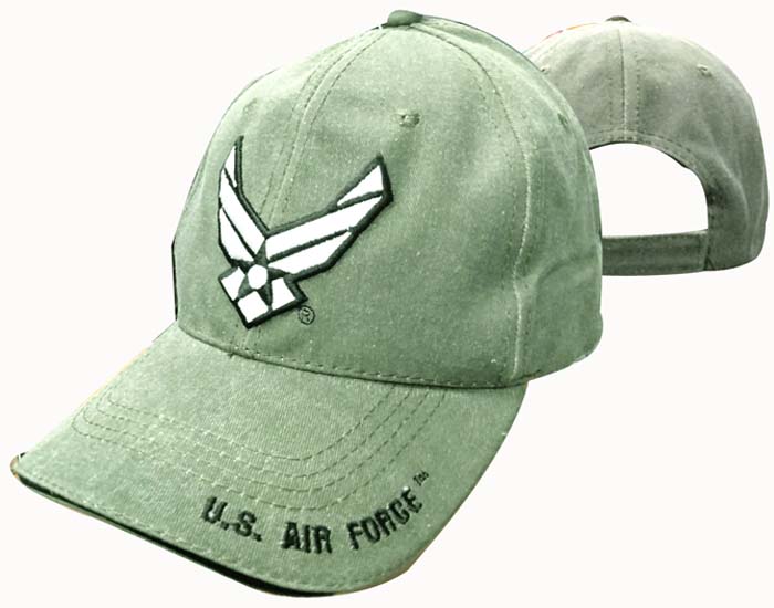 Official US AIR Force Licensed AF logo Cap OD
