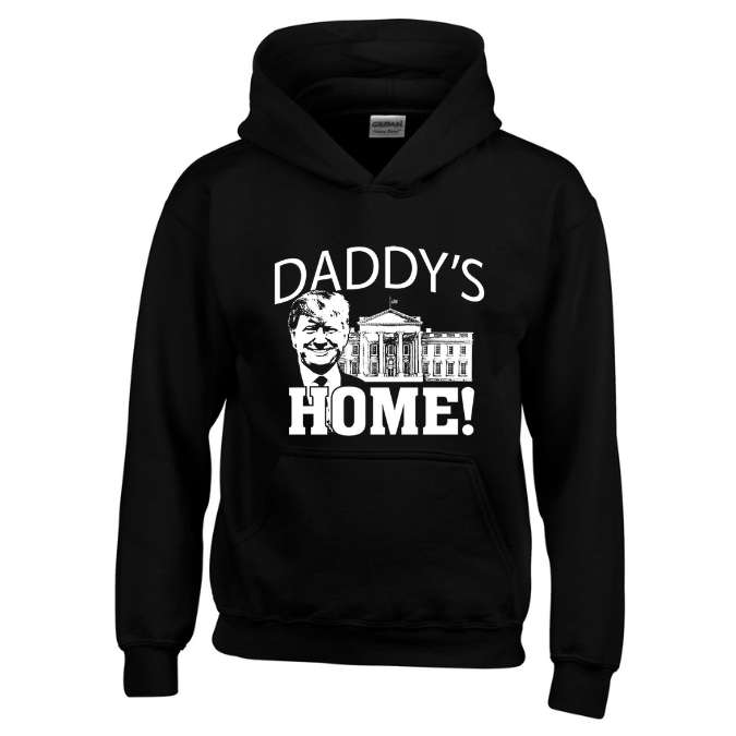 Wholesale Trump Hoddy Daddy's HOME black XXL