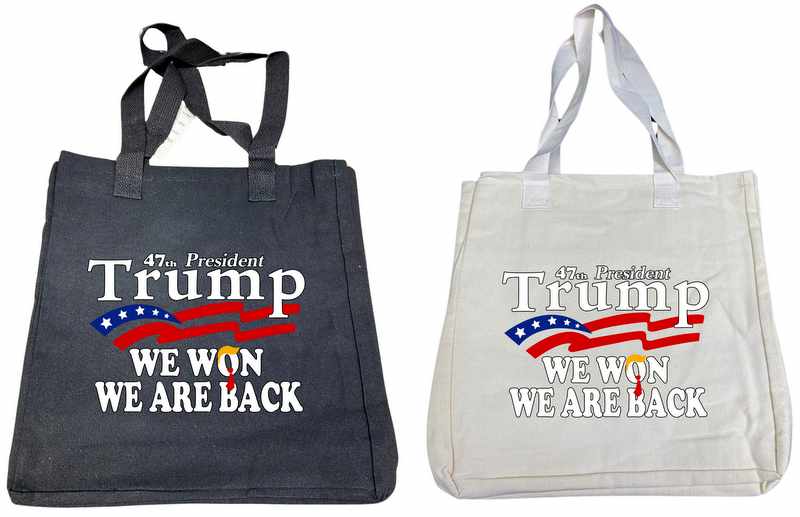Trump ''We WON We Are Back'' Tote