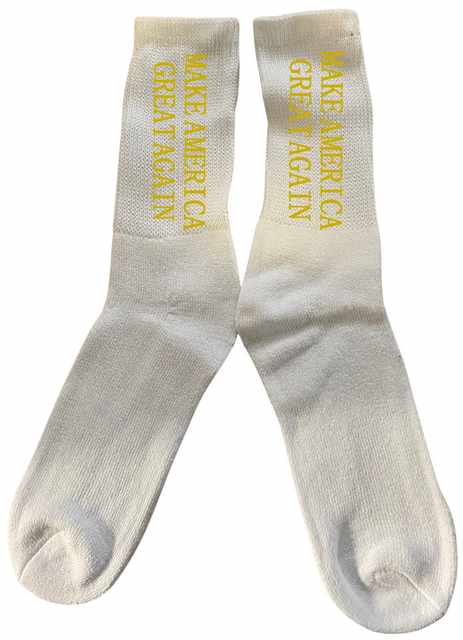 Wholesale Trump ''Make America Great Again'' White Color SOCKS