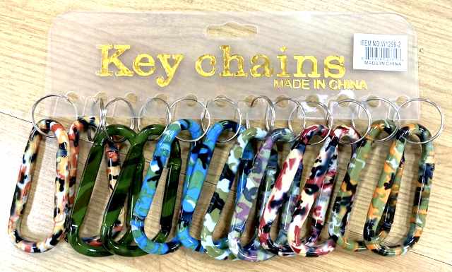 Wholesale 3'' Camo Print KEYCHAIN