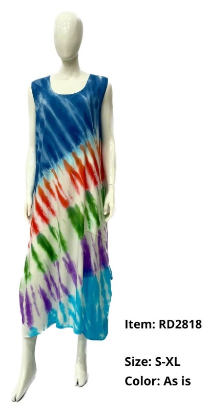 Wholesale Rayon TIE Dye Dress