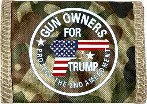Wholesale GUN OWNER for TRUMP Tri-Fold Wallet