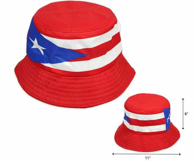 Wholesale Puerto Rico Bucket HAT