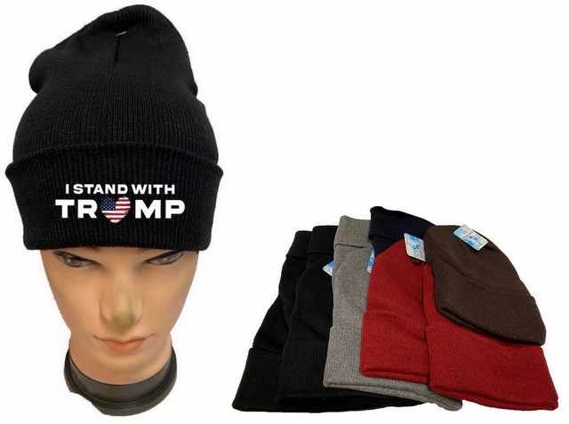 Wholesale I stand with Trump Winter BEANIE