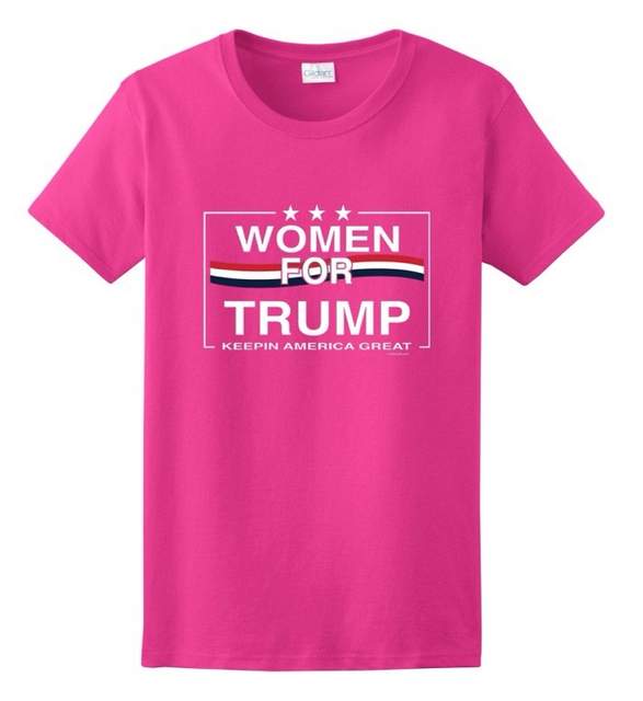 WOMEN FOR TRUMP FLAG PINK PLUS